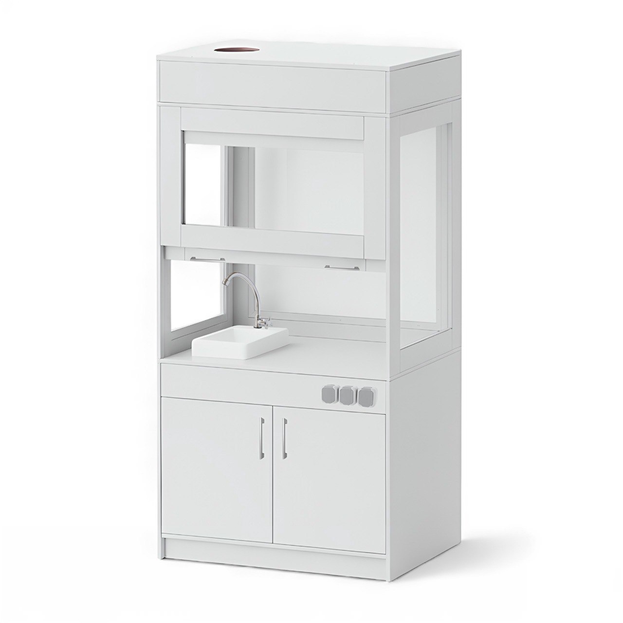 Шафа витяжна з розетками та краном, 1044х700х2360мм, АНШАР ГРУП (77137)